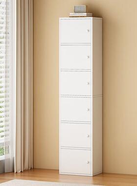 斗柜简约家现厅代房间储物柜ROQ带锁客靠五墙多格储物柜用斗柜置