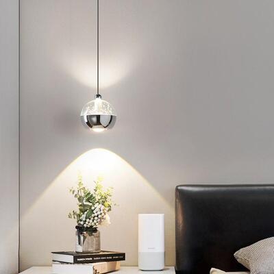 现代简约卧室床头小灯可升降客厅背吊景墙走廊吊意80928式灯奢餐