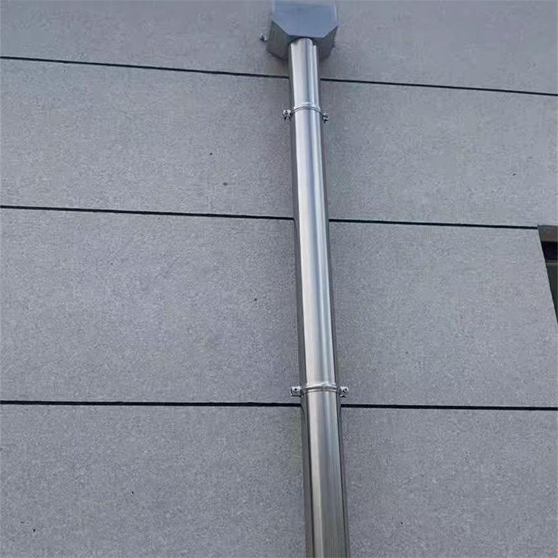 304不锈钢落水管楼房下厂