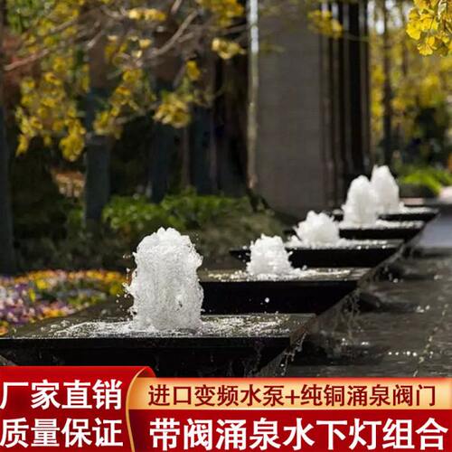 户外水池纯铜全套鱼池水景庭院酒店全铜涌泉喷头加大景观喷泉1寸