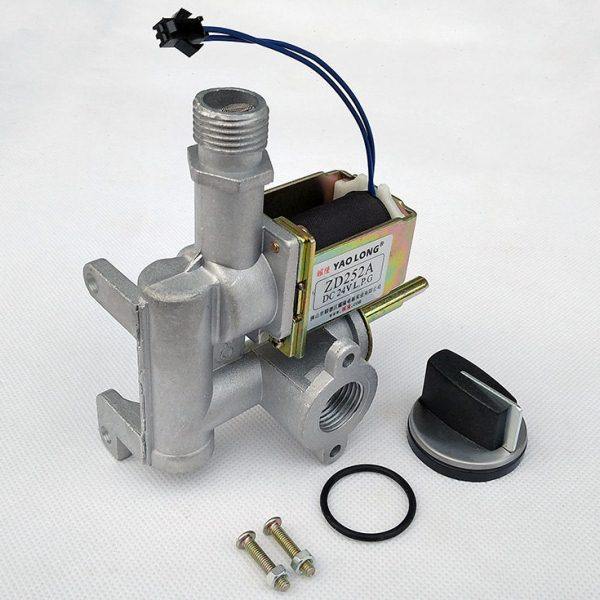 蒸汽机电磁阀ZD252 24V 蒸气机柜自吸阀 火力大小调节旋钮开关