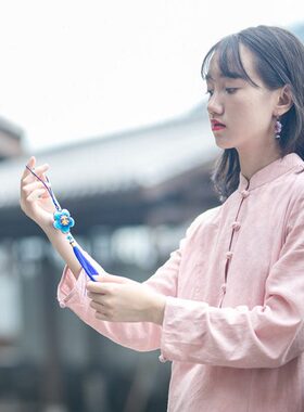 酉州苗绣民族风吉祥平安挂饰车挂书包挂