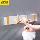 壁挂式 免打孔挂钩卫生间厨房衣柜隐形挂衣钩排钩门后钩毛巾挂衣钩