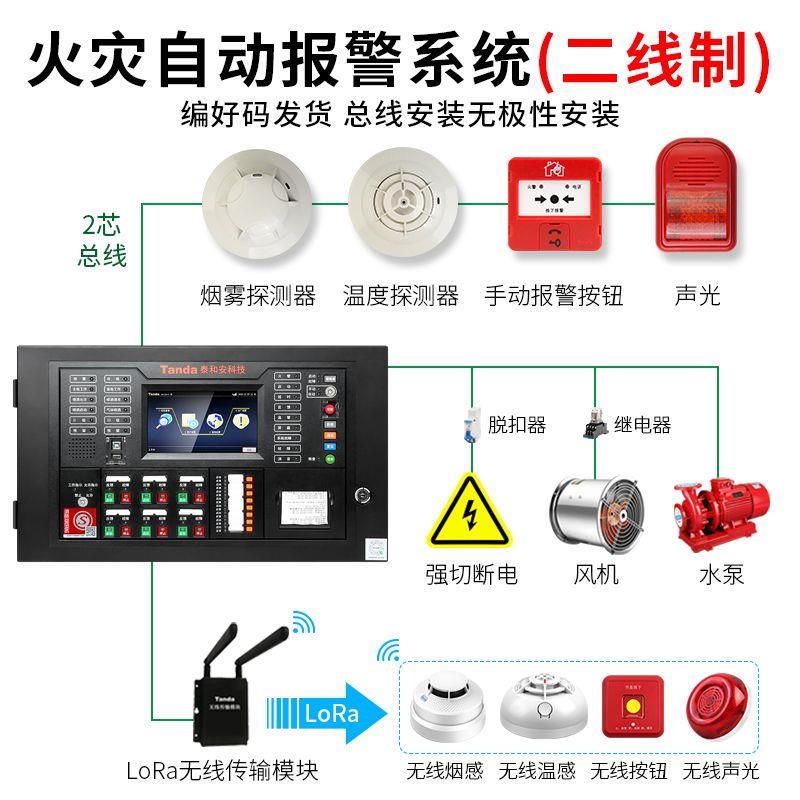 消防烟雾报警器烟感应探