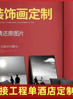 房间装饰定制客厅画照片