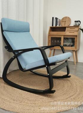 椅昂摇椅黑色逍遥子阳躺椅午休摇摇椅喂奶椅老人XVP椅台懒人波椅