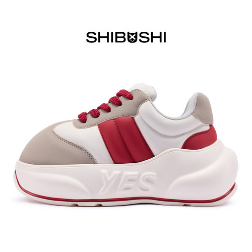 是不是SHIBUSHI米红墩墩鞋休闲鞋