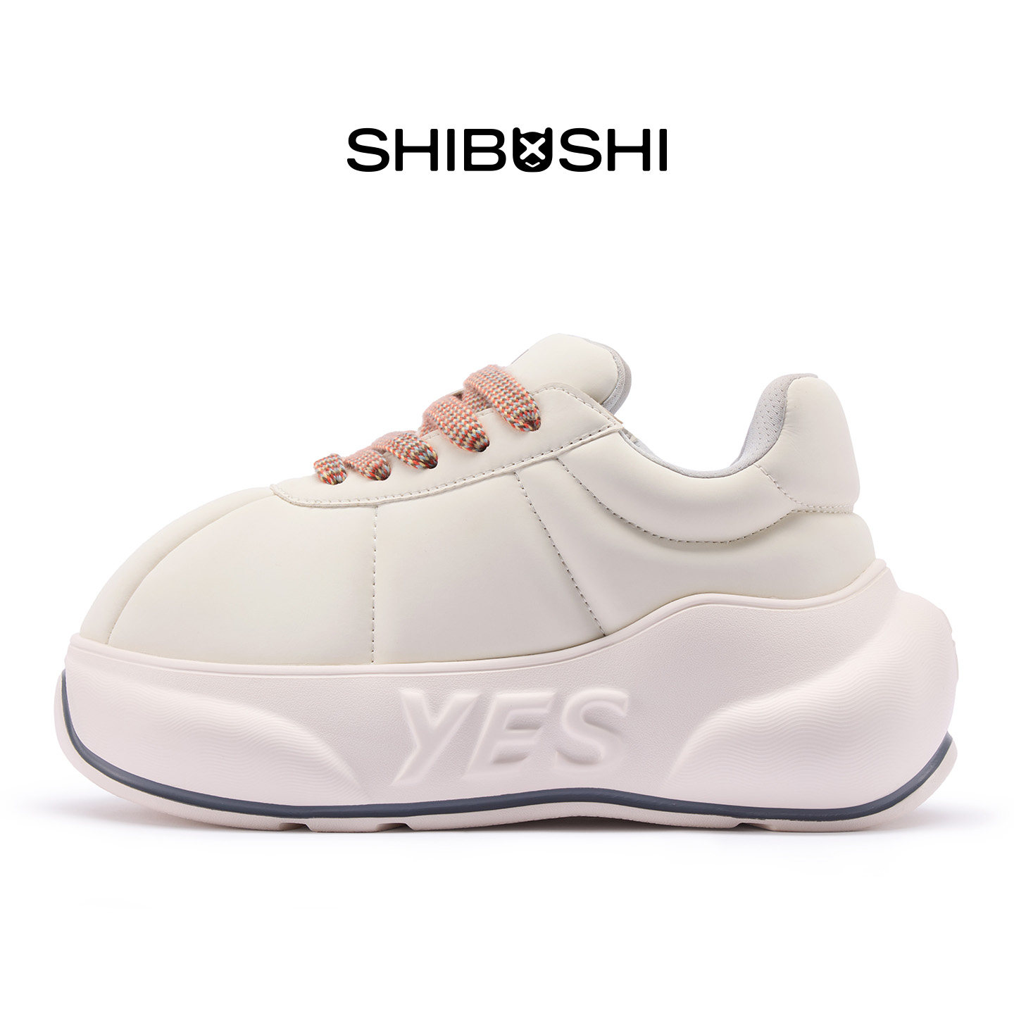 是不是SHIBUSHI米白墩墩鞋小白鞋