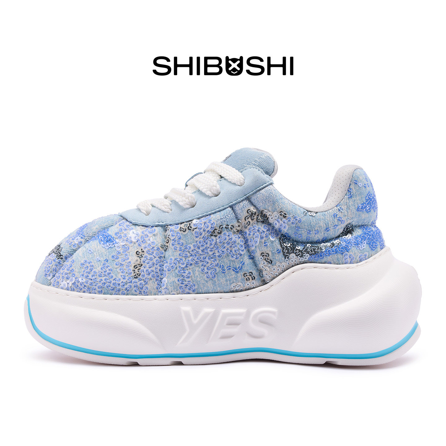 是不是SHIBUSHI珠绣墩墩鞋复古潮