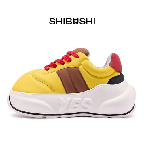 是不是SHIBUSHI皮卡墩墩百搭厚底