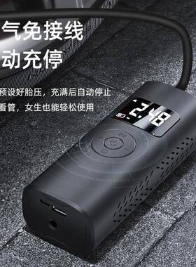 路载充气泵高压QB-01电动自行车加气泵公摩车轮胎压户车外托汽车