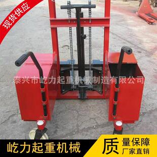 堆无腿配重手叉动液压高车升高车CTY1-160手动装卸车堆高机