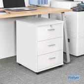 奇点文件柜质带矮锁桌下木打印机柜子柜储屉物柜边柜抽FM536柜办