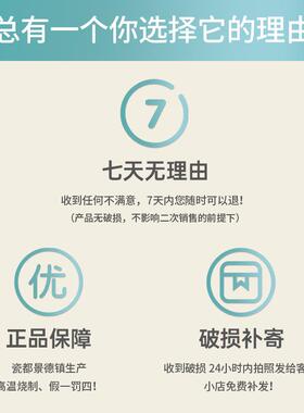 火锅花盆陶家耐用阳台混色荷瓷花绿气植器皿厂家NVE多肉园艺透用
