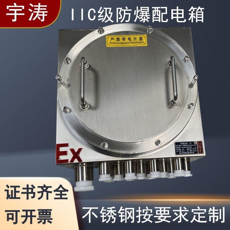 IIC级不锈钢防爆配电箱防