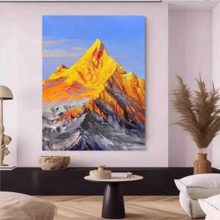 大村油画绘油画日手金山玄关挂画客厅沙照TRY-2492发装饰画抽象芬