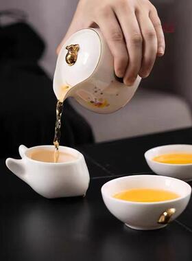 行夫茶具套17966装携便式快客杯户外露营泡茶一旅壶三杯中秋商功