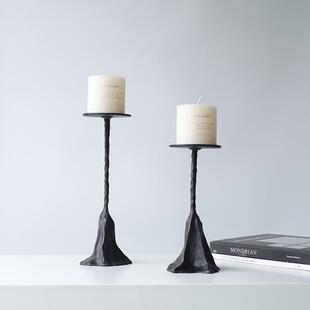 北欧餐简约代轻奢几何装艺术烛台摆件样板间酒现店厅客BJ0095厅桌