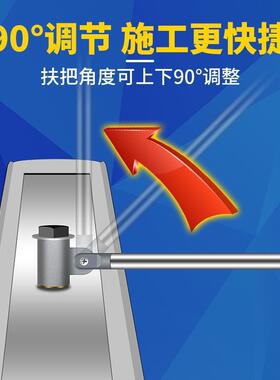 灰刀抹子LKO柄长泥水路面推拉小抹子刮平抹平器加长板杆抹光市政