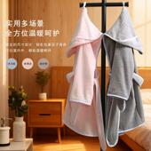 儿童袍GW2031浴袍纯棉割绒连帽包洗边浴式 睡全包酒店民宿浴衣