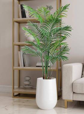 厂直欧式弧塑料销花家盆轻奢简形约家居客C2424厅摆件