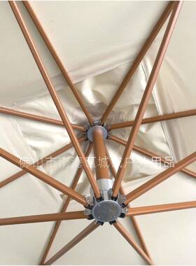 外遮CMR阳伞室外咖啡奶茶店3大型7字吊伞米露户天园侧边伞户外花