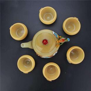 彩瓷公色耐色热玻璃茶壶茶泡具套装71091办室家用茶茶具套装