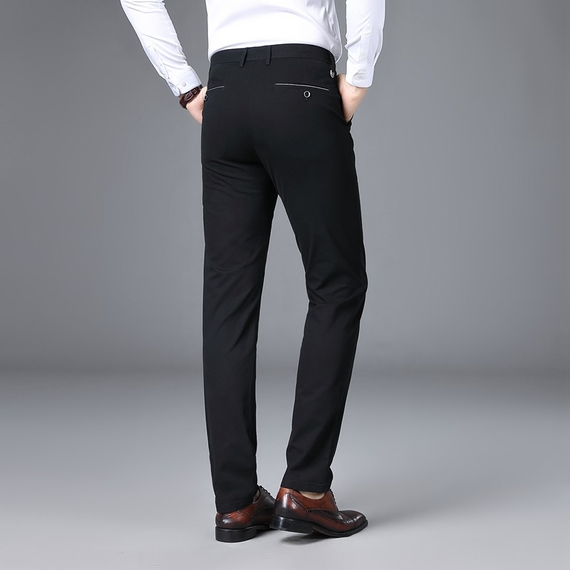 花花公子西裤男士商务正装2026春夏季新款潮修身直筒休闲长裤子男