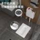 超款 陶瓷蹲便1器带弯8c143m防溅水家薄蹲用卫生间便池带存水弯薄