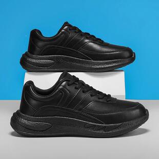 鞋餐饮休厨师鞋厨房专用黑2619A色闲防滑防水防油男级后厨工高作