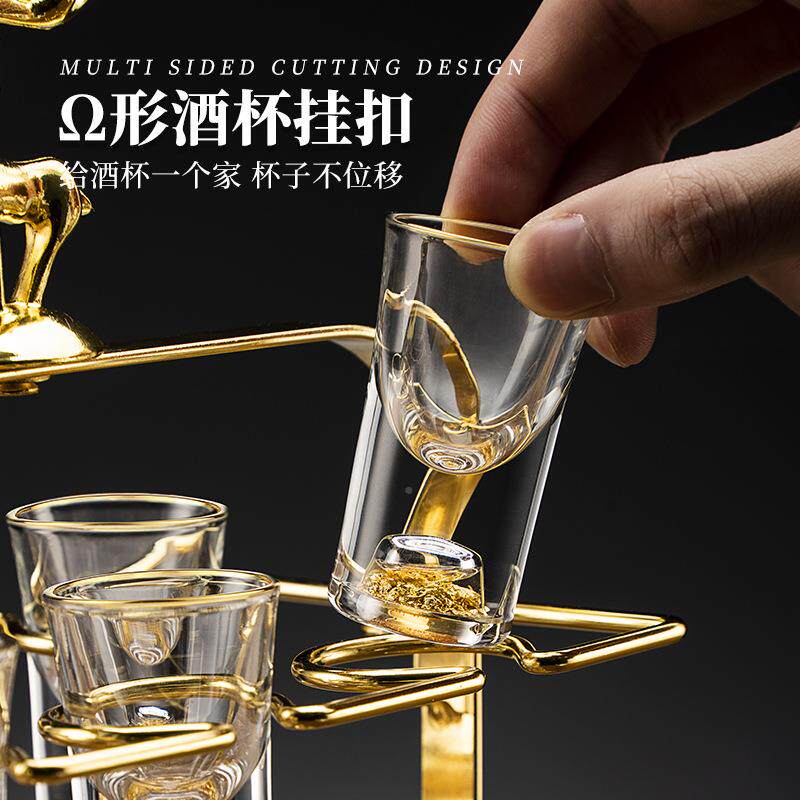 厂家现货白酒杯套装家用小酒盅二无品牌/两o分器一口杯酒高档酒具