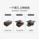 二多功能岩板升降茶几餐4605桌一动体家用带凳一客厅可移两用合小