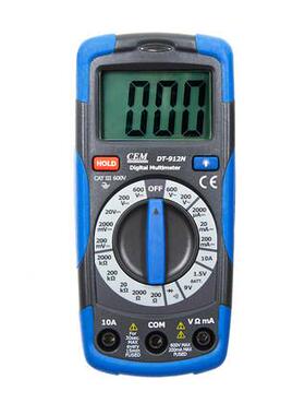 CE试M华盛昌DT-12N字万用表便携式万DT-912N用9表交数流电压测功