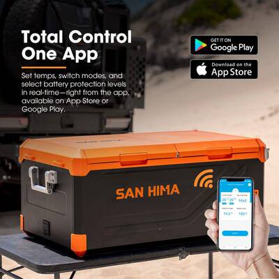 1SA藏NH载IMA户外露营车箱75升车家两用冷冷冻12V24V汽车冰冰柜