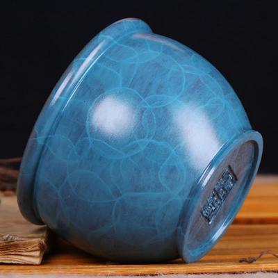 杨铜记缸烧蓝铜缸0117器铜故宫缸创办公室意聚宝盆铜笔筒