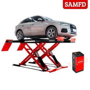 轮超子薄母大剪升举机四定位仪免挖槽汽车维修车84689升降机剪刀