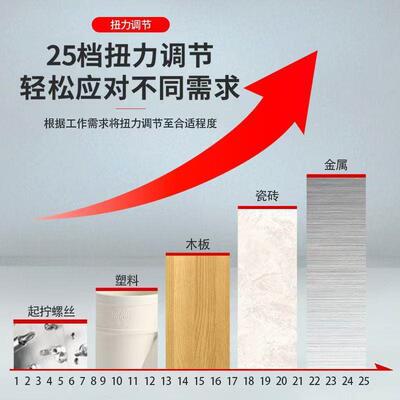 F双速充1电钻大功率手电钻锂电钻8手枪V钻家用CTL电动螺丝刀电转