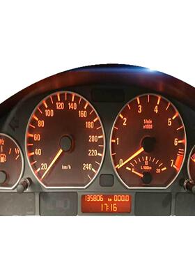 适用于宝环马BMW3E46M电镀光铬银造型仪表盘93719装饰圈