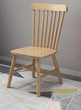家用温莎椅靠背椅北欧简椅轻奢餐椅清仓约餐QVZ家居式餐椅美椅子