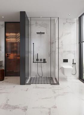 2685寒江雪瓷砖60x120大0柔光卫生间墙砖1洗手间客厅理石地砖750x