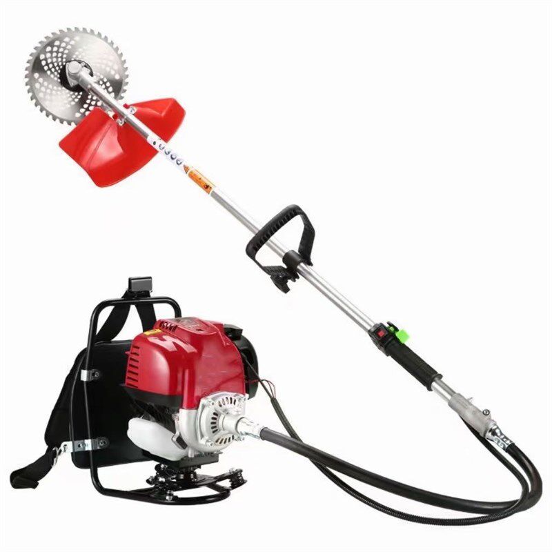 鸣山机械新款宗胜k双杆防缠草除草机开荒大马力锄剪割草打草机农