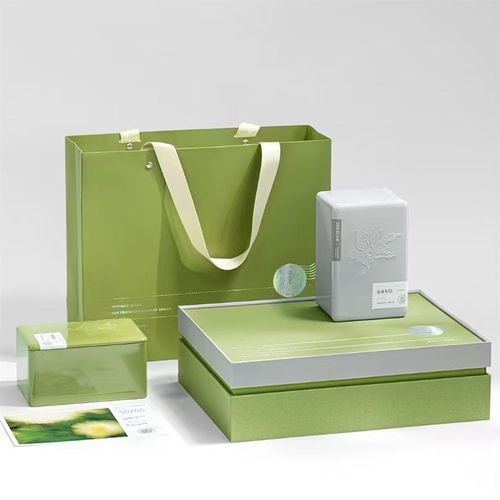 2025新款早春头采绿茶茶叶包装盒空礼盒龙井半斤2R50g装空包装定