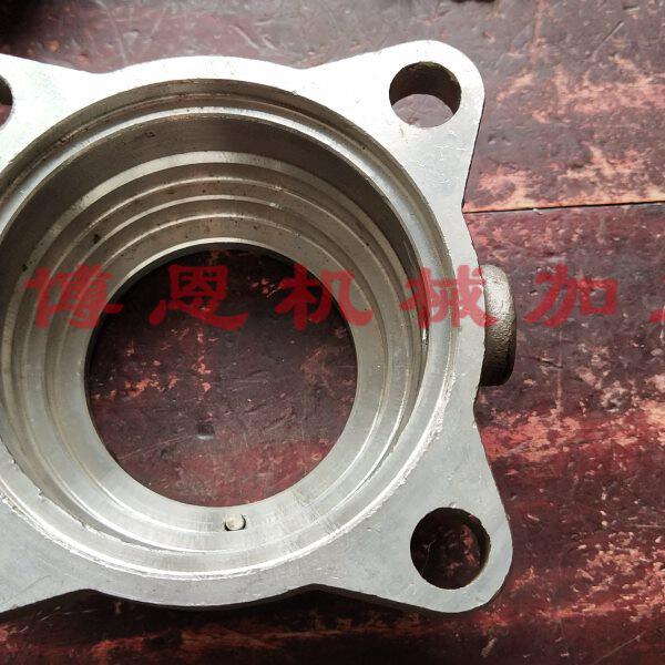 IH35机封压盖 静环压盖 机械密封座 封水盖108-35 带自来水冷接头图片