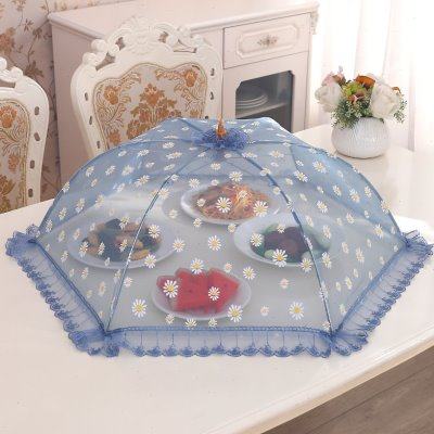 盖菜罩家用折叠餐桌罩子防苍蝇遮剩菜食物套厨房饭菜可拆洗防尘伞,收纳整理,餐桌罩,淘宝优惠券,粉丝福利购,淘宝优惠卷