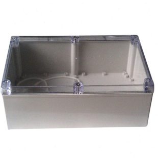 防水组件接线盒240*160*90mm透明盖塑料控制盒传感器安装防水盒