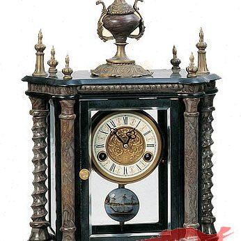 仿古座钟 欧式机械座钟 摆设饰品 软装工艺纯铜理石钟500mm,家居饰品,座钟,淘宝优惠券,粉丝福利购,淘宝优惠卷