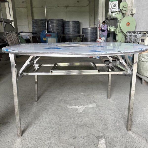 加厚全不锈钢放卡式炉火锅桌配钢圈炉架方桌圆桌摆摊餐桌可定制,住宅家具,不锈钢/PVC餐桌,淘宝优惠券,粉丝福利购,淘宝优惠卷