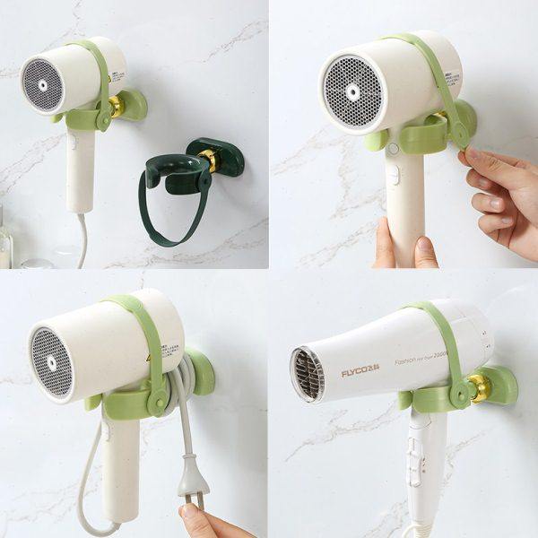 免打孔吹风机架家用卫生间浴室吹风筒收纳架子壁挂免手拿懒人神器,家庭/个人清洁工具,吹风机置物架,淘宝优惠券,粉丝福利购,淘宝优惠卷
