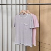 条纹短袖 新款 2026春季 T恤ONST04626020 妍妍粉丝专享