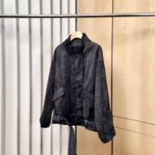 新款 妍妍粉丝专享 复古立领麂皮绒夹克外套ONWJ2155125802